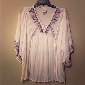 Knox Rose Peasant Blouse (runs small)